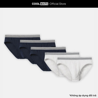Pack 5 quần lót nam Brief Cotton Basics Coolmate [Không đổi trả]