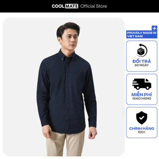 Áo Sơ Mi Dài Tay Essentials Cotton mềm mại thoáng mát Coolmate