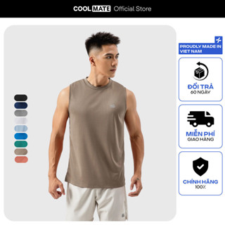 Áo Sleeveless tanktop thể thao Active Essentials thấm hút nhanh khô Coolmate