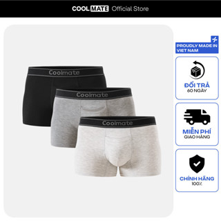   OUTLET - KHÔNG ĐỔI TRẢ Combo 3 quần lót nam Trunk Cool Fly Modal khe moi không gây hằn mặc thoải mái Coolmate 