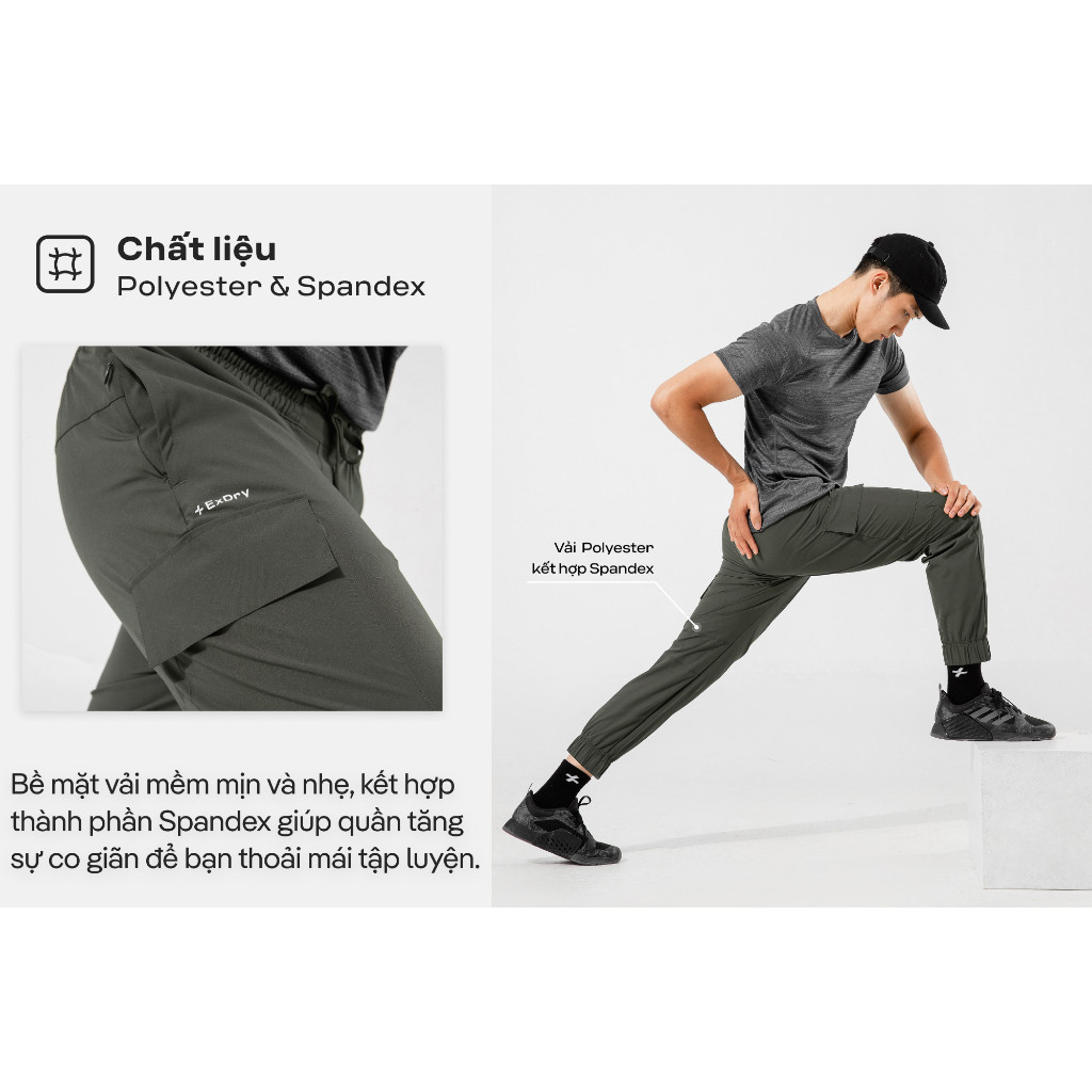 [MUA 4 GIẢM 20%]Quần dài nam Jogger thể thao ExDry dệt Woven mềm mịn co giãn tốt Coolmate | BigBuy360 - bigbuy360.vn
