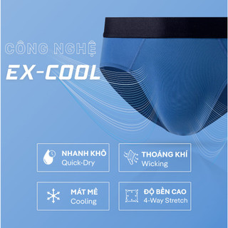 [MUA 3 TẶNG 1]Combo 03 Quần lót nam Brief Excool Function Coolmate