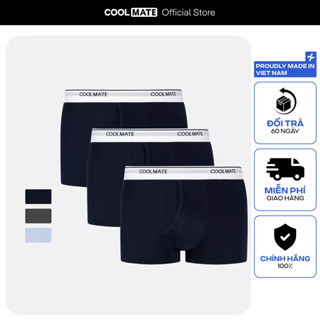 Combo 03 quần lót nam khe moi Bamboo Trunk kháng khuẩn Coolmate