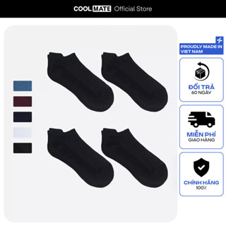Combo 4 tất cổ ngắn Cotton thoáng khí Coolmate