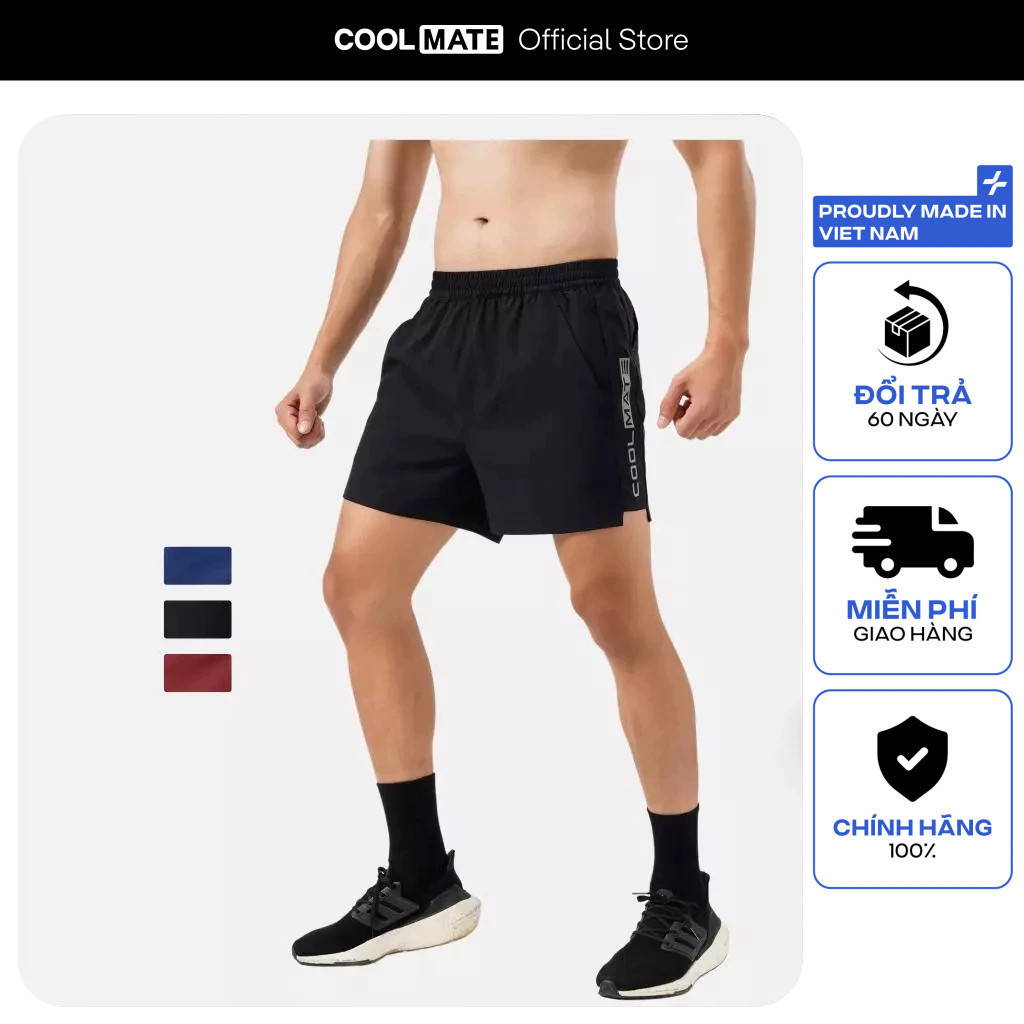 [SALE TẾT]Quần Shorts thể thao Gym 5" Essentials siêu thấm hút Coolmate