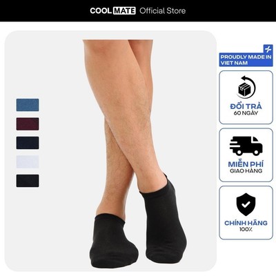 [MUA 2 GIẢM 5%]Tất cổ ngắn Cotton thoáng khí Coolmate