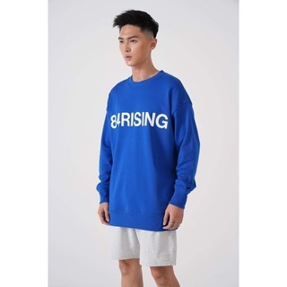 [Outlet Không đổi trả] Áo nỉ chân cua thu đông oversize basic 84RISING  Blue 84RISING