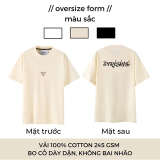 [OUTLET - KHÔNG ĐỔI TRẢ]Áo thun oversize 84Rising* logo 84RISING