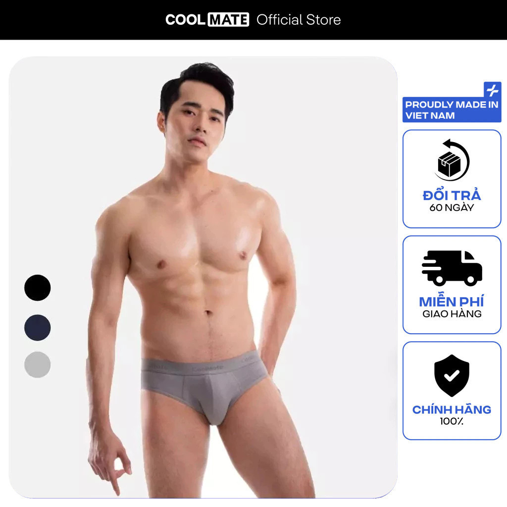 Quần lót tam giác nam Brief Cotton co giãn Coolmate