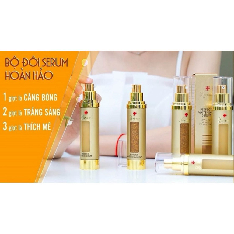 Tinh chất, serum vàng 24K, serum vitamin C, serum dưỡng trắng, serum trắng da, serum dưỡng da -Perfe