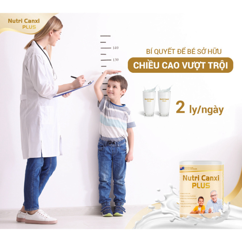 Sữa Bột Nutri Nano Curcumin 400g bổ sung dinh dưỡng hỗ trợ xương khớp, giảm táo bón, cải thiện tim mạch