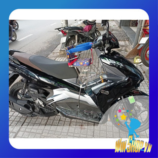 Ghế ngồi xe máy cho bé xe Airblade - ghế xe máy inox