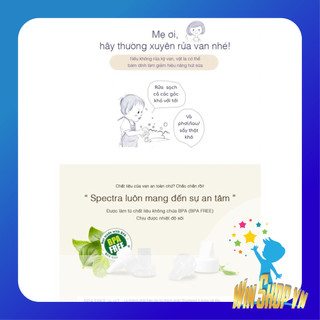 Van 1 chiều máy hút sữa Spectra