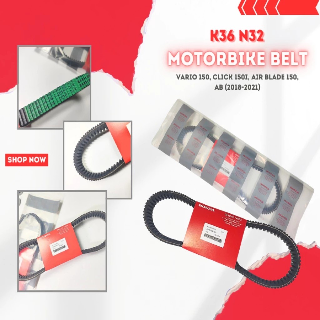 Dây curoa Vario 150, Airblade 150, Click 150 K36 đời 2018- 2022