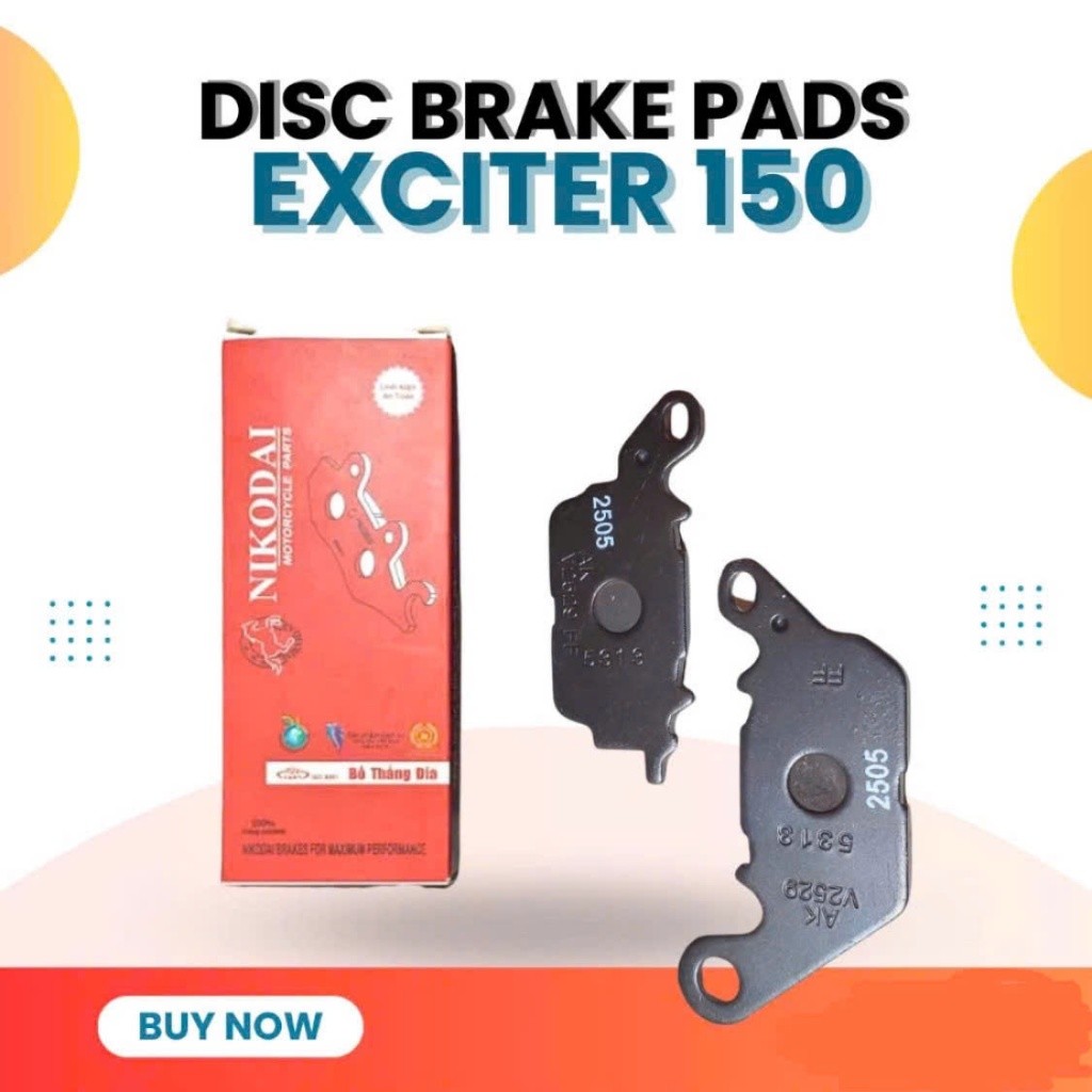 Má phanh đĩa Nikodai Exciter 150 trước