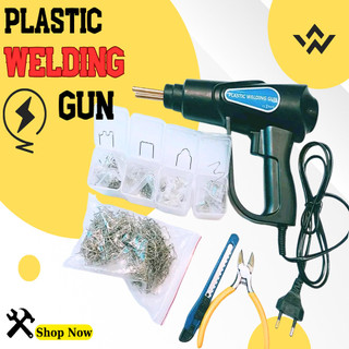 Máy hàn nhựa nhiệt làm nóng siêu nhanh 70W cho hàn yếm xe máy, ôtô, tặng kèm 200 que hàn các cỡ