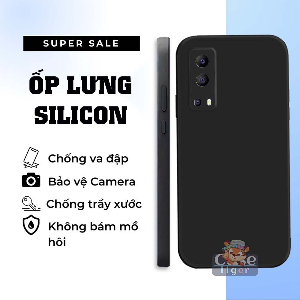 Ốp lưng Vivo Y72 5G silicon dẻo đen, bảo vệ camera điện thoại