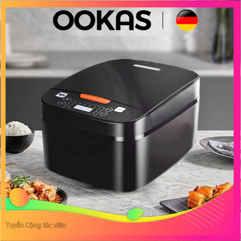 OOKAS 6L Nồi Cơm  Điện nồi cơm điện đa năng chống dính nồi cơm điện mini