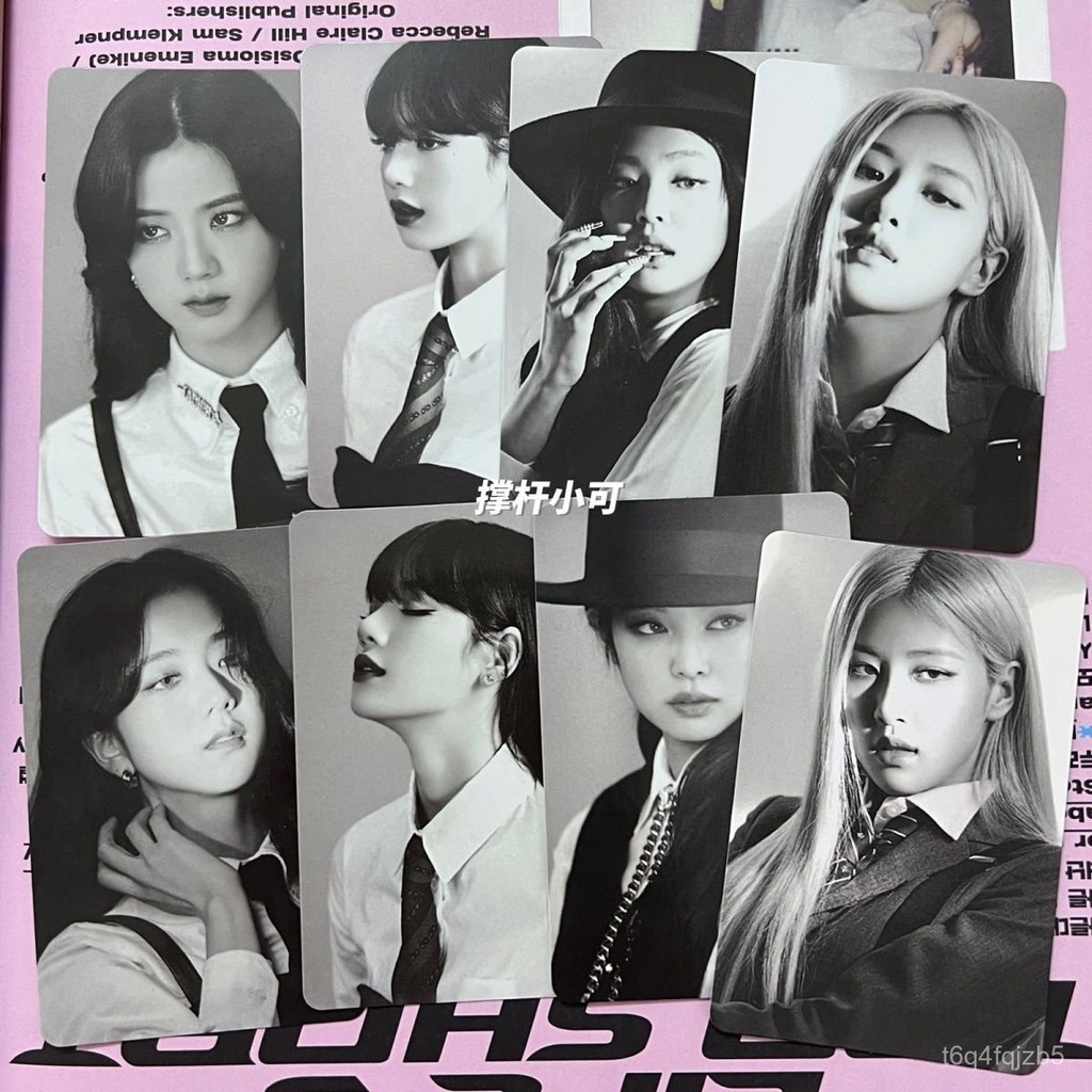 BLACKPINK Thẻ Nhỏ TheshowCD Hãy khoe chiếc cổ của bạn cd Mũ Thịt Ni Mở Mắt Sha