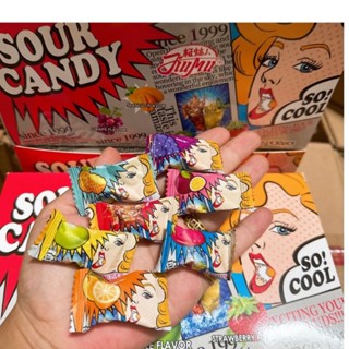 Kẹo Siêu Chua 3 Vị Super Cola Soda Lemon Nhật Bản, siêu ngon bịch 20gr. Kẹo Mix Vị.