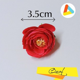 (3.5cm) Hoa Lụa Đẹp, Hoa Lụa Trang Trí Hộp Quà Tặng