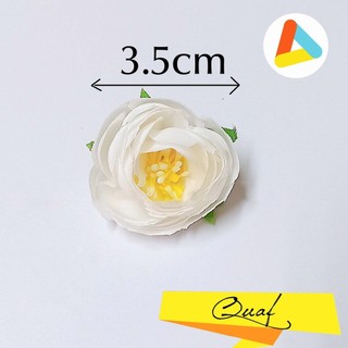 (3.5cm) Hoa Lụa Đẹp, Hoa Lụa Trang Trí Hộp Quà Tặng