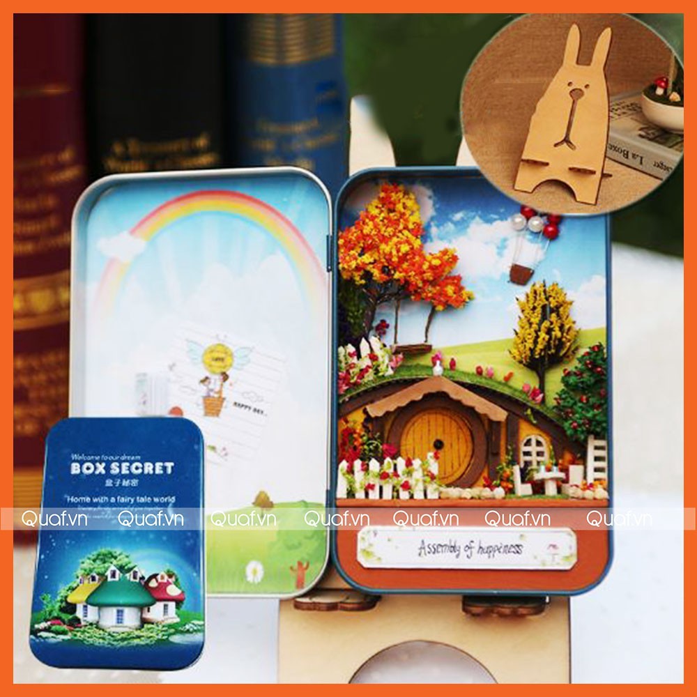 Mô Hình Nhà Gỗ Lắp Ráp DIY - Box Secret
