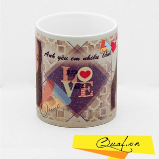 In ảnh lên CỐC ĐỔI MÀU quai tim