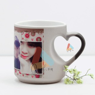 In ảnh lên CỐC ĐỔI MÀU tim lõm