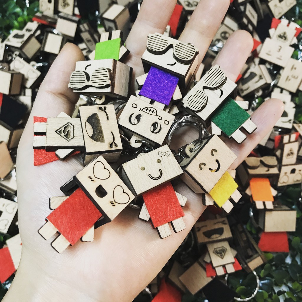 (Combo 50c) Móc khóa Danbo sắc thái