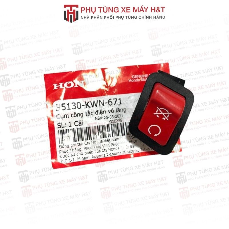 Công tắc tắt máy nút đỏ HONDA SH 300i  350i _(35130KWN671)_8B 4C