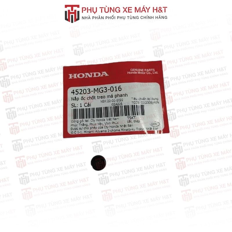 Nắp ốc chốt treo má phanh HONDA Lead 110 / Future 1 _(45203MG3016)_970