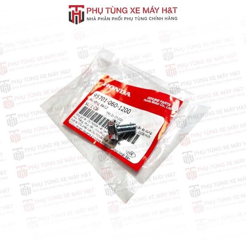 Bu lông HONDA 6x12 dùng chung nhiều xe _(957010601200)_116