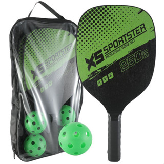 Bộ 2 Vợt Pickleball Và 4 Quả Bóng, Kèm Túi Đựng Phụ Kiện Thể Thao