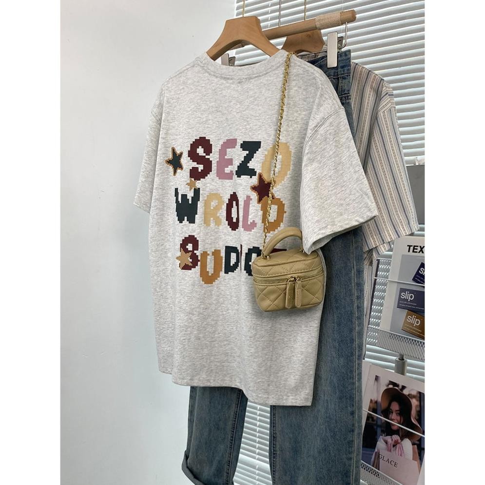 áo thun local brand nữ xám ghi cổ tròn bigsize tee áo phông chất unisex UT