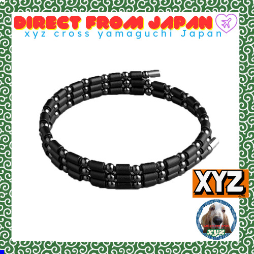 (Direct from Japan) [COREFORCE] Core Force Loop Black Bracelet Necklace Anklet (50cm)
