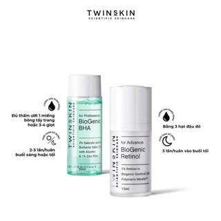  PRO-TIẾT KIỆM  Combo Chuyên sâu: Căng bóng tẩy tế bào chết giảm mụn ngừa lão hoá vượt trội Twinskin 