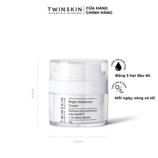  Bright Advanced Cream – Kem Dưỡng Sáng Da Cải Thiện Lão Hoá Twins Skin 15g 