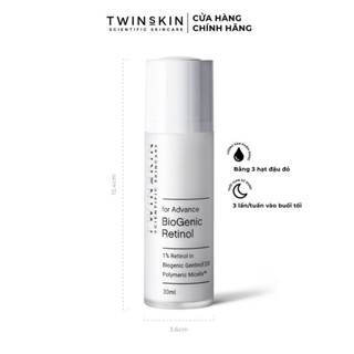  Biogenic Retinol Twins Skin 1% For Advance Full Size – Kem Dưỡng Da Ngừa Lão Hóa Giảm Mụn 30ml 