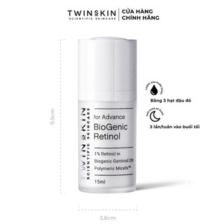  Biogenic Retinol Twins Skin 1% For Advance Travel Size – Kem Dưỡng Da Ngừa Lão Hóa Giảm Mụn 15ml 