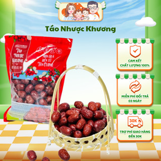 Táo đỏ Nhược Khương 120-150 quả/kg, khô tự nhiên, không chất bảo quản, giảm stress & choles, thịt chắc, ruột vàng