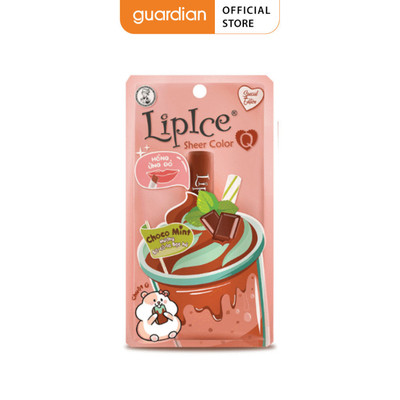 Son Dưỡng Có Màu Lipice Sheer Color Q Choco Mint Hồng Ửng Đỏ 2,4Gr