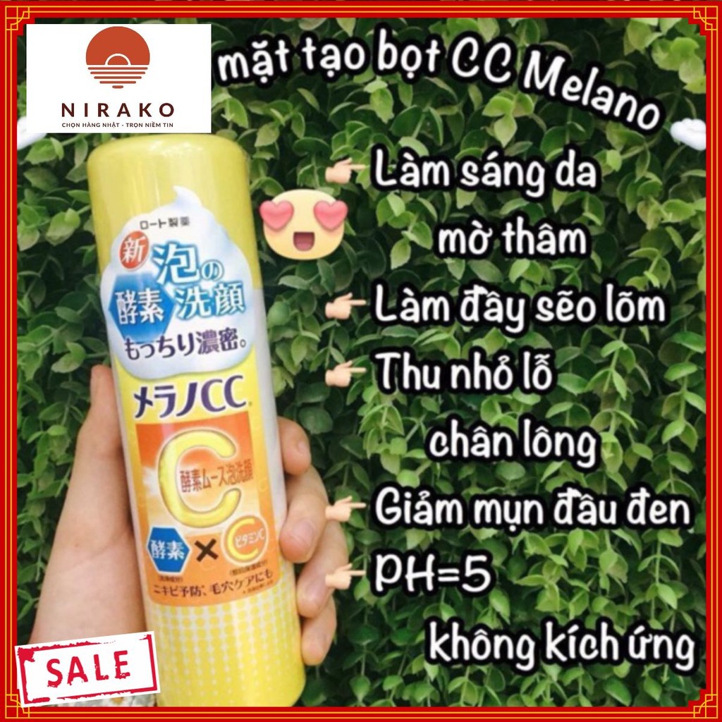 Sữa rửa mặt MELANO CC VITAMIN FACE WASH