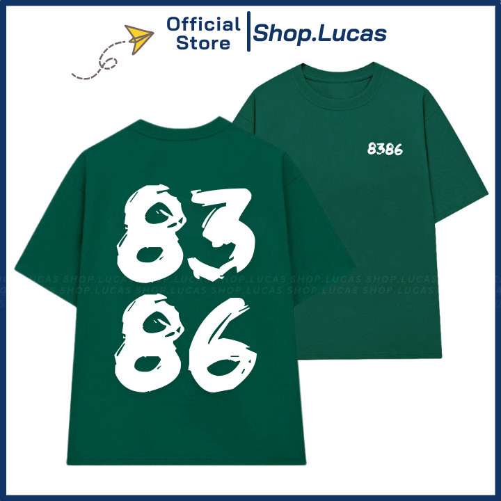 Áo Thun In Chữ Phát Tài Phát Lộc 8386 Form Rộng Unisex Nam Nữ Cặp Đôi UT