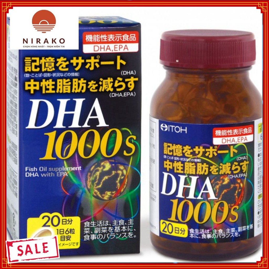 Viên bổ não Itoh DHA 1000mg Nhật Bản