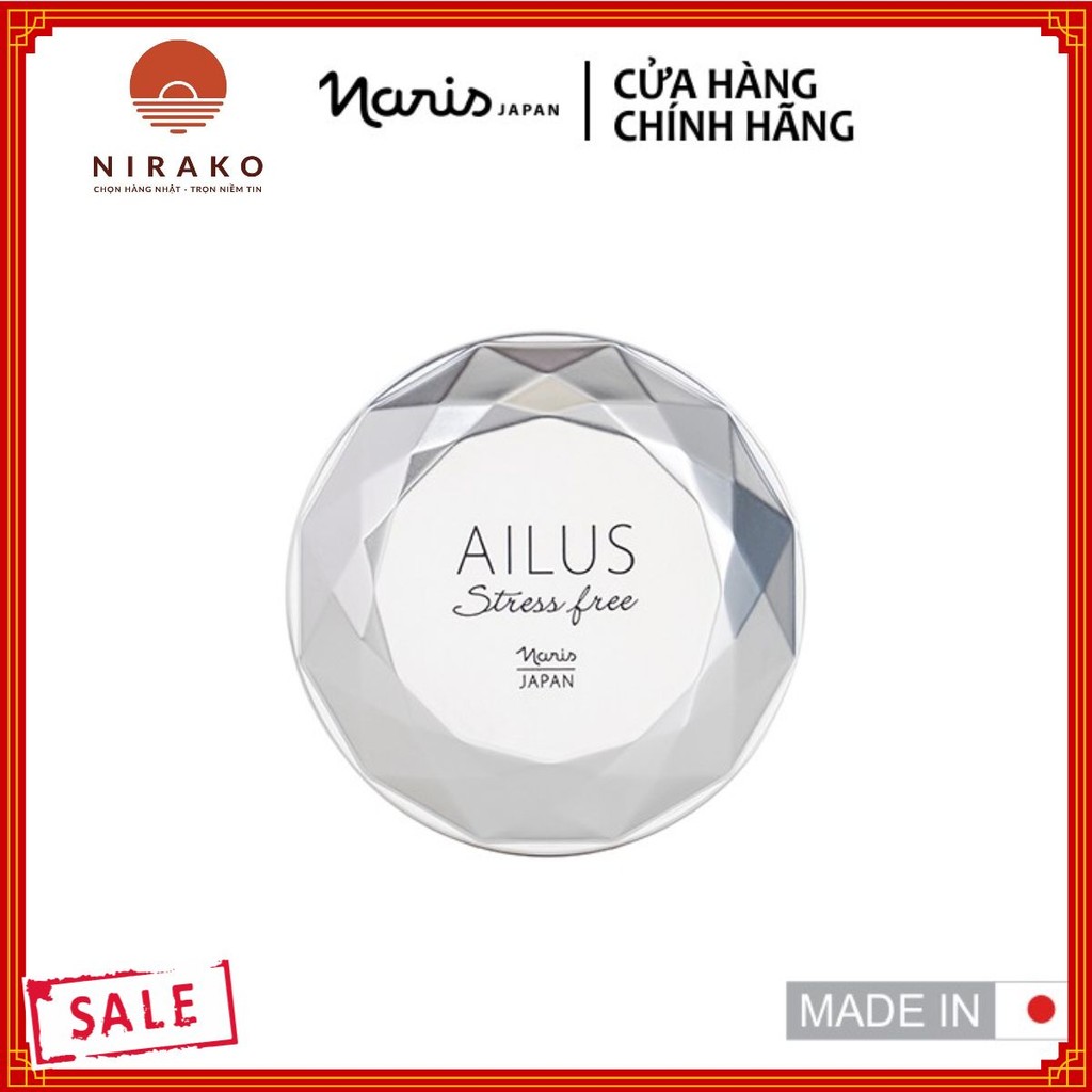 Phấn phủ Naris Ailus Stress Free Face Powder 12g