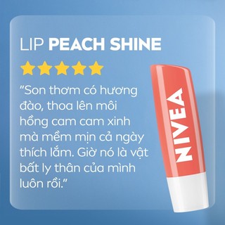 Son Dưỡng Môi Đào Nivea 4.8g