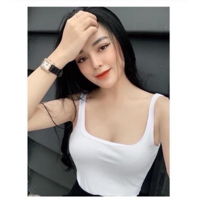 ÁO HAI DÂY MẢNH ÔM BODY CHẤT BORIP L91