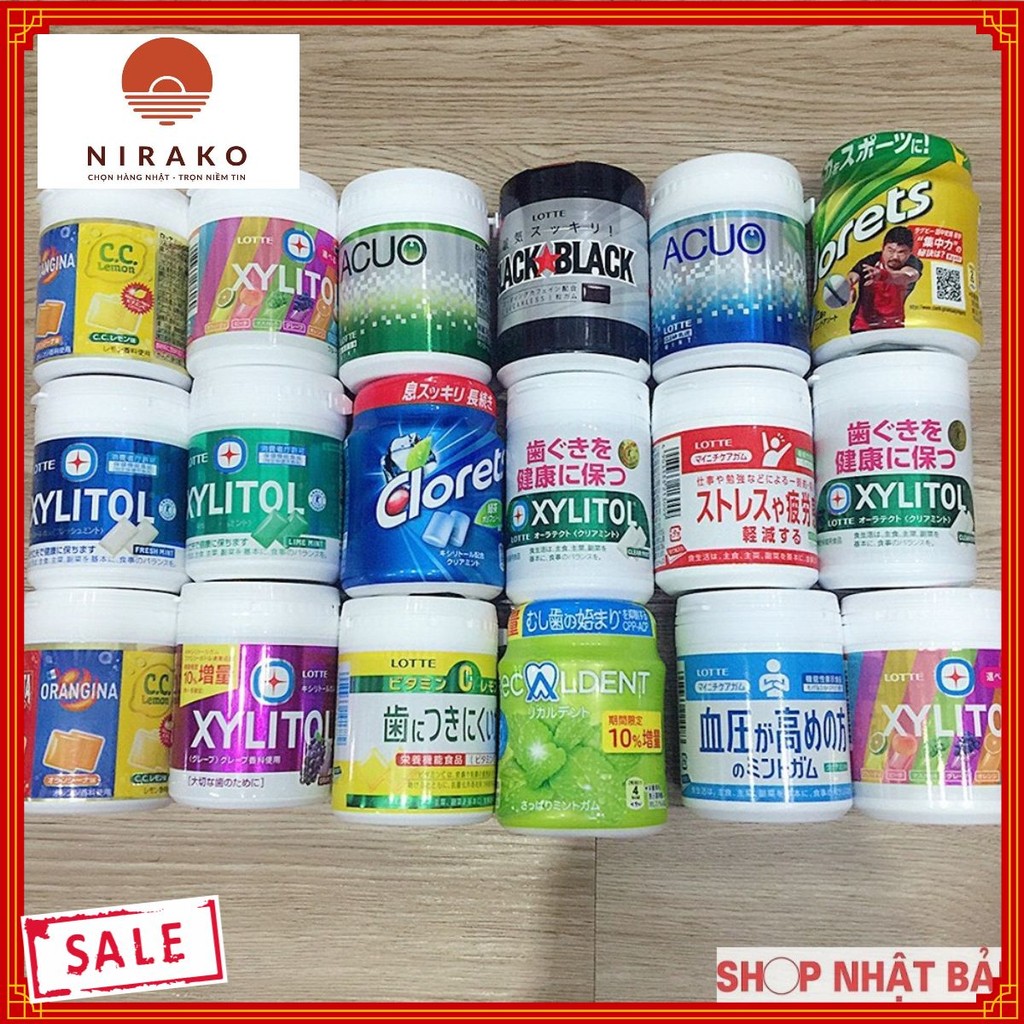 Kẹo cao su Lotte xylitol Nhật Bản