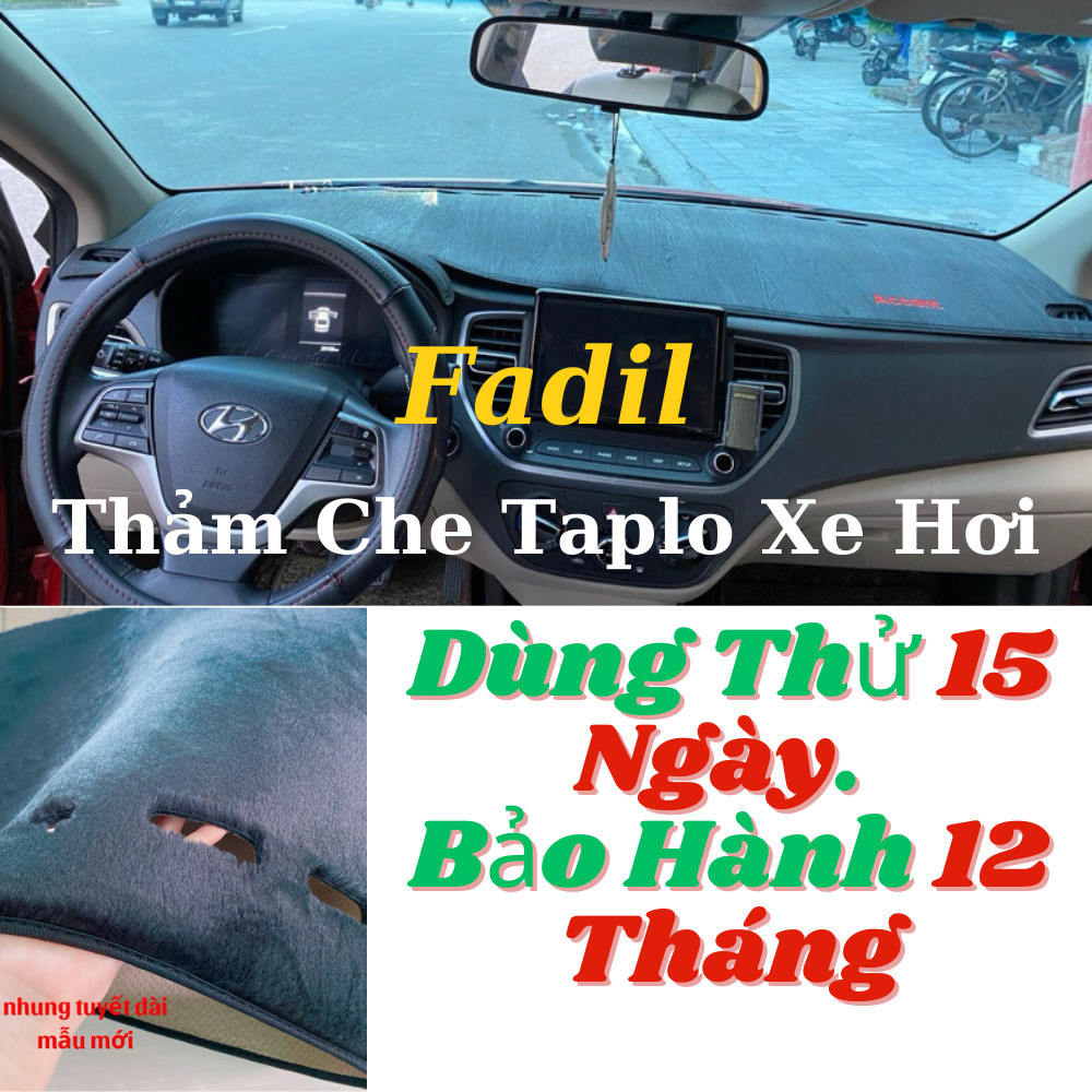 Thảm Taplo Vinfast Fadil,Thảm Lót Taplo Xe Hơi Cao Cấp Hàng 3 Lớp Có Chống Trượt,Da Đẹp Bảo Hành 12 